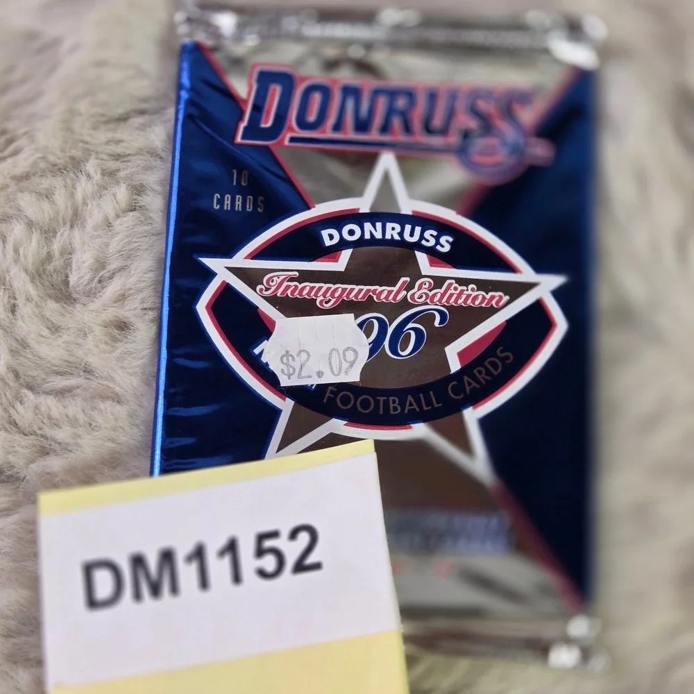 1996 Donruss Inaugural Edition Football Lot of 5 Sealed Packs 10 Cards NFL